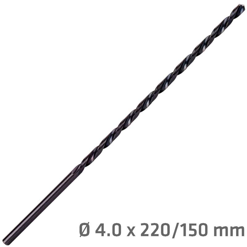 Alpen Hss Drill Bit 4mm 220 X 150 Extra Long