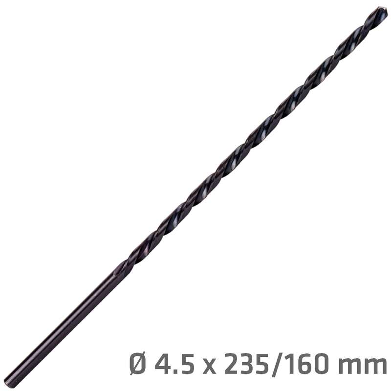 Alpen Hss Drill Bit 4.5mm 235 X 160 Extra Long