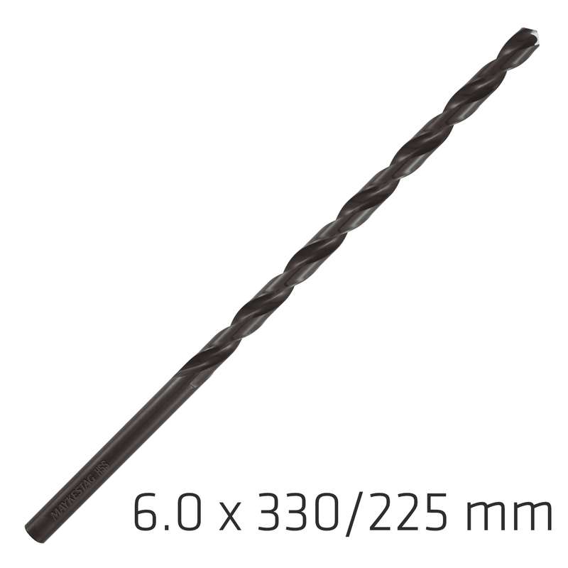 Alpen Hss Drill Bit 6mm 330x225mm Extra Long