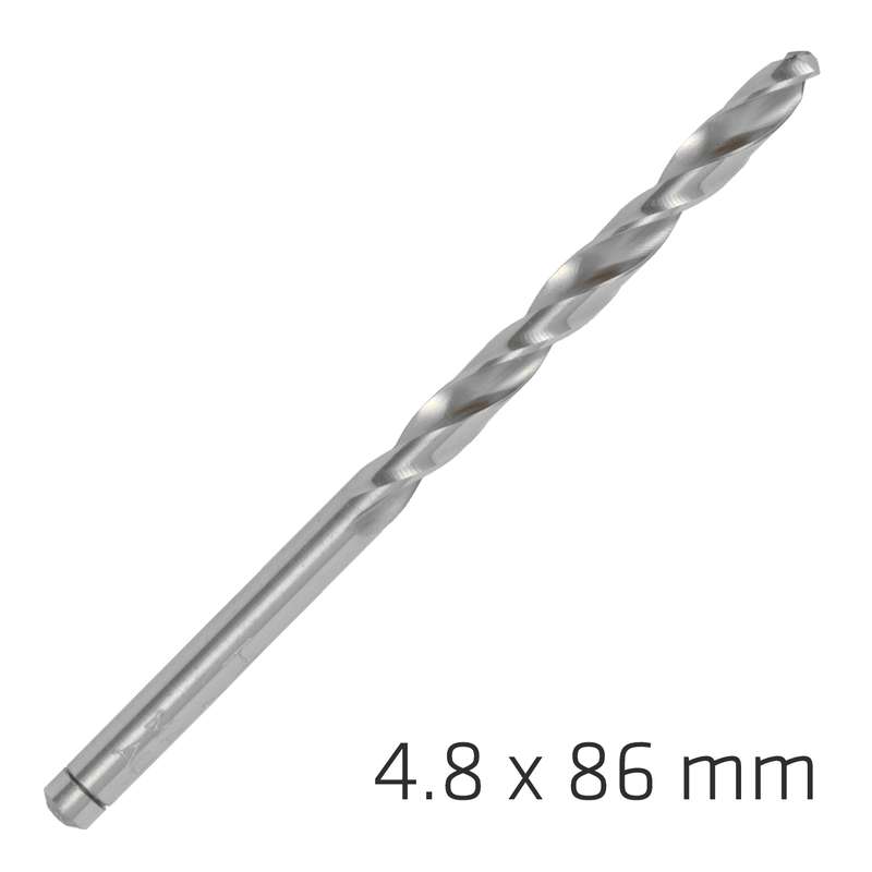 Alpen Pro Hss 4.8mm Drill Din 338 Rn 135 Split Point Plastic Wallet  (