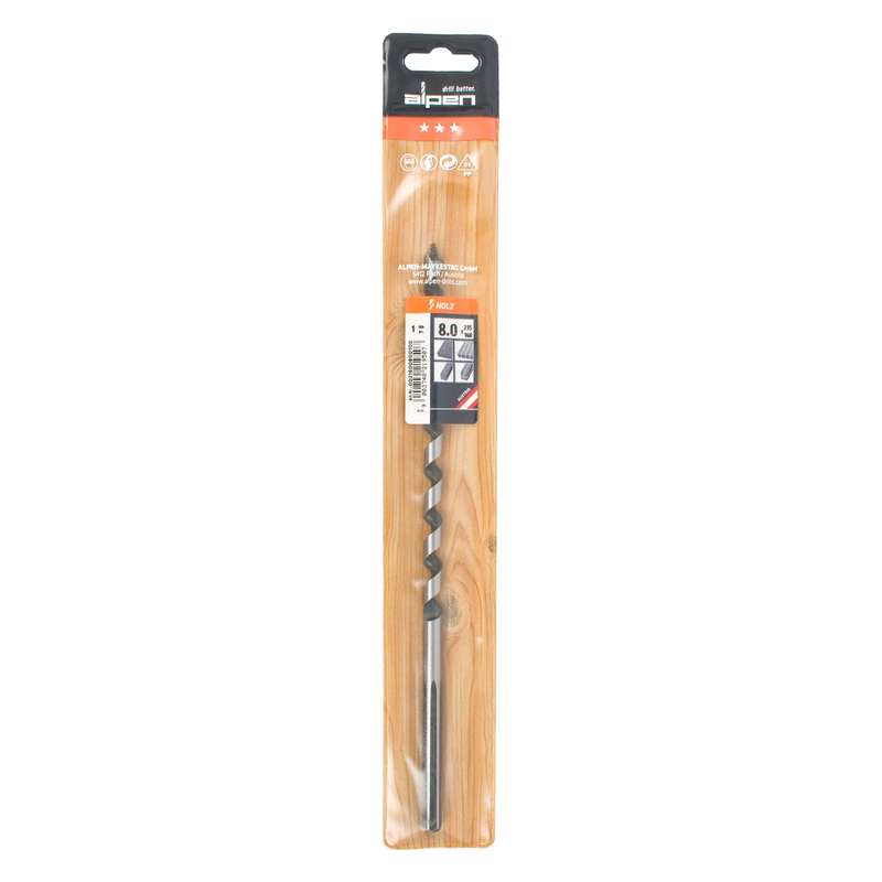 Alpen Wood Auger Drill Bit 8 X 235mm