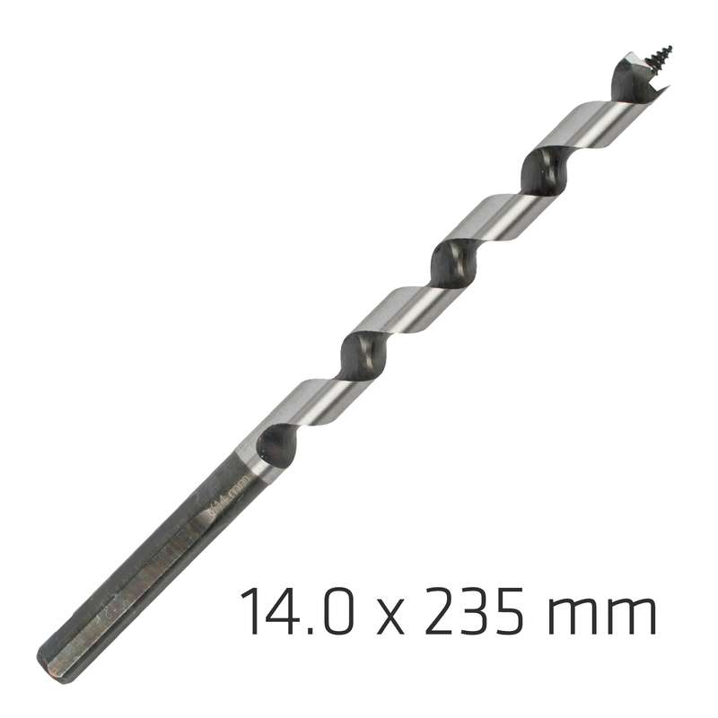 Alpen Wood Auger Drill Bit 14 X 235mm