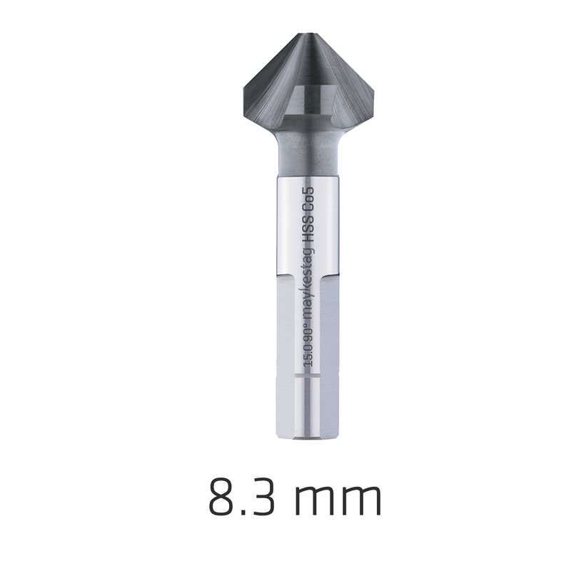 Alpen Hss-eco5 Countersink 90  8.3 Din 335 Shapec 3-surface Shank