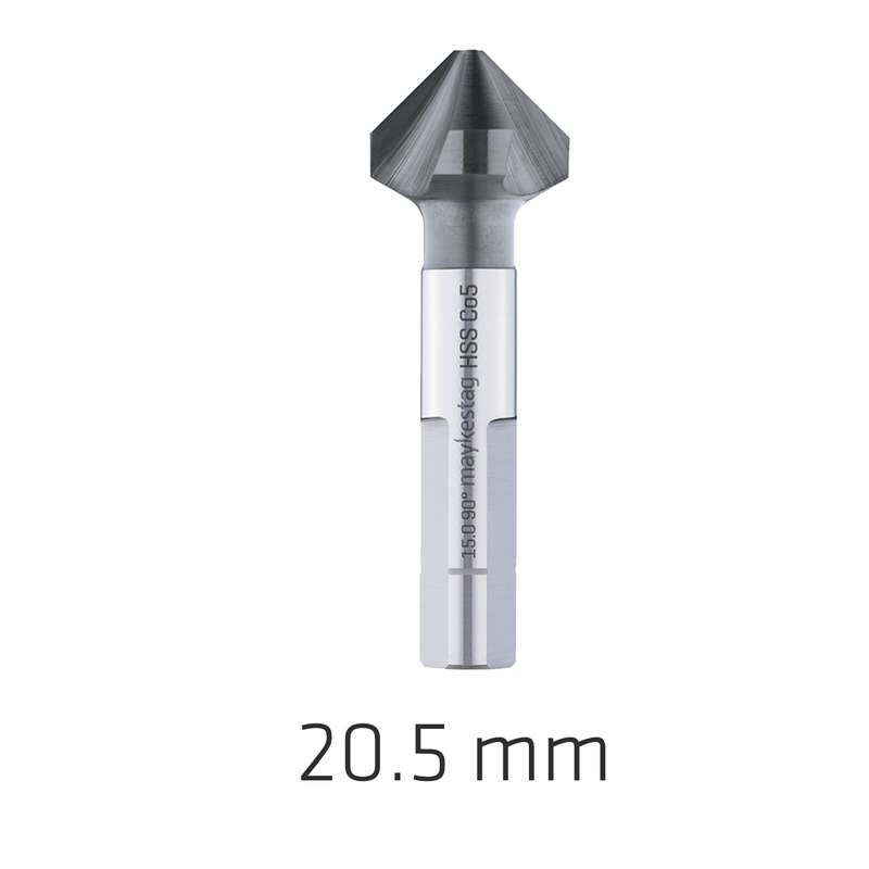 Alpen Hss-eco5 Countersink 90  20.5 Din 335 Shapec 3-surface Shank