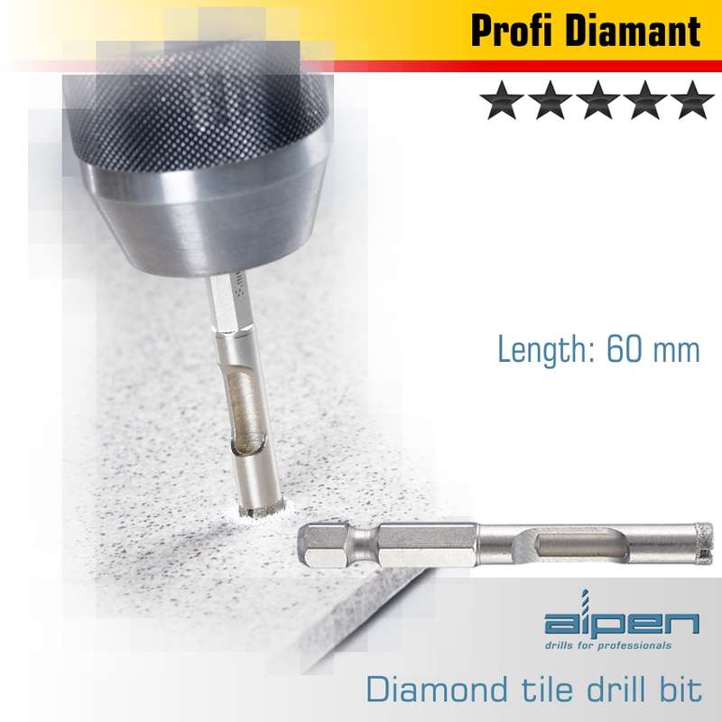 Alpen Diamond Drill Bit 10mm