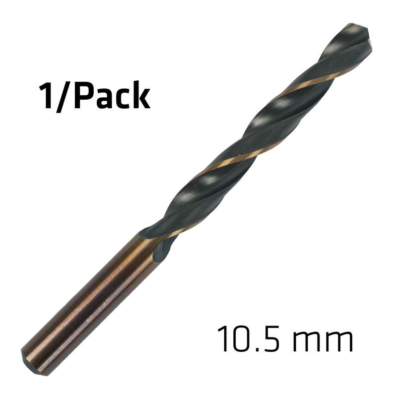 Alpen Hss Sprint Master  10.5mm X1 Sleeved Din338 Alpen Drill Bit