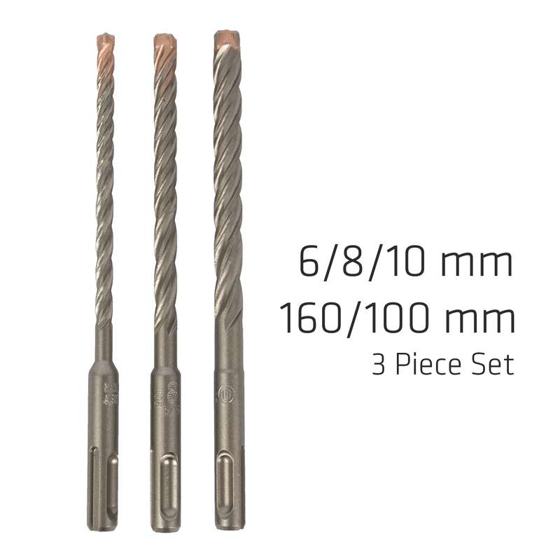 Alpen Force X Sds Set 3 Pcs 6/8/10 Mm X 160