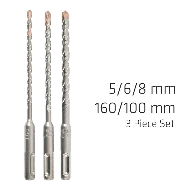 Alpen Sds Plus F4 5 6 8 X160mm 3 Pce Set