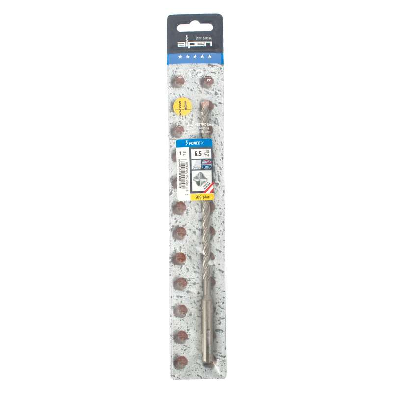 Alpen Force X 6.5 X 210/150 Sds-plus Drill Bit X4 Cutting Edges
