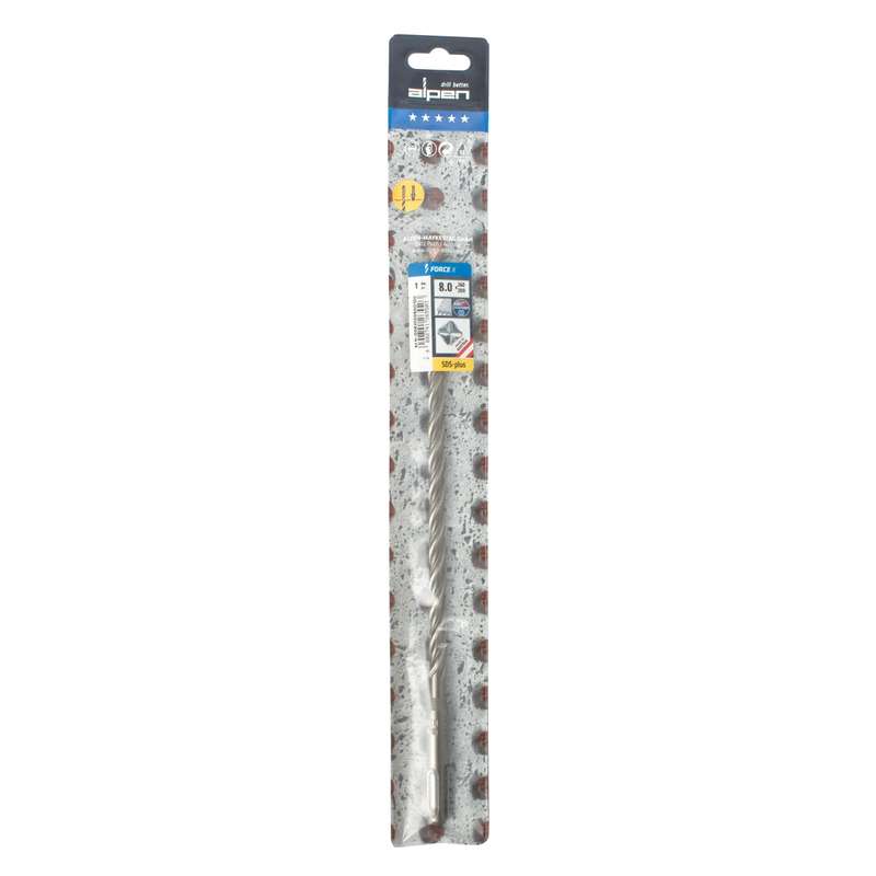 Alpen Force X 8.0 X 260/200 Sds-plus Drill Bit X4 Cutting Edges