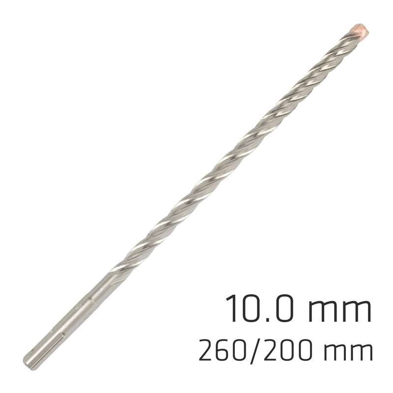 Alpen Force X 10.0 X 260/200  Sds-plus Drill Bit X4 Cutting Edges
