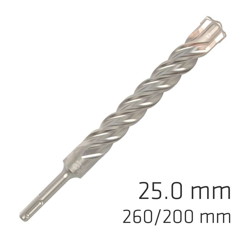 Alpen Force X 25.0 X 250/200  Sds-plus Drill Bit X4 Cutting Edges