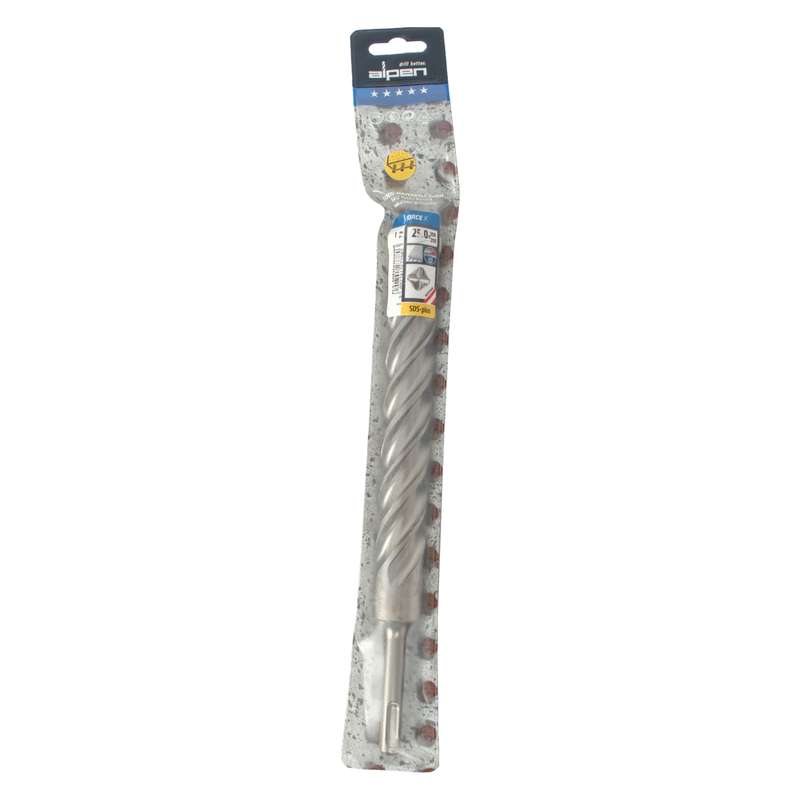 Alpen Force X 25.0 X 250/200  Sds-plus Drill Bit X4 Cutting Edges