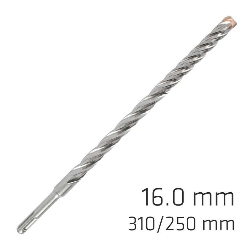Alpen Force X 16.0 X 310/250  Sds-plus Drill Bit X4 Cutting Edges