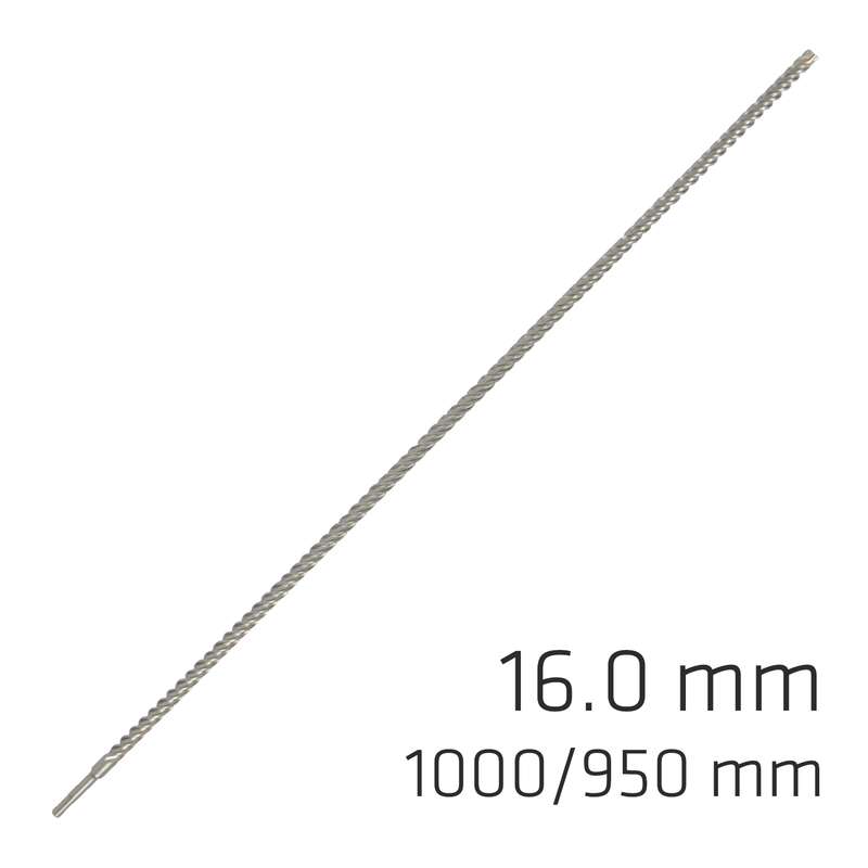 Alpen Force X 16.0 X 1000/950 Sds-plus Drill Bit X4 Cutting Edges