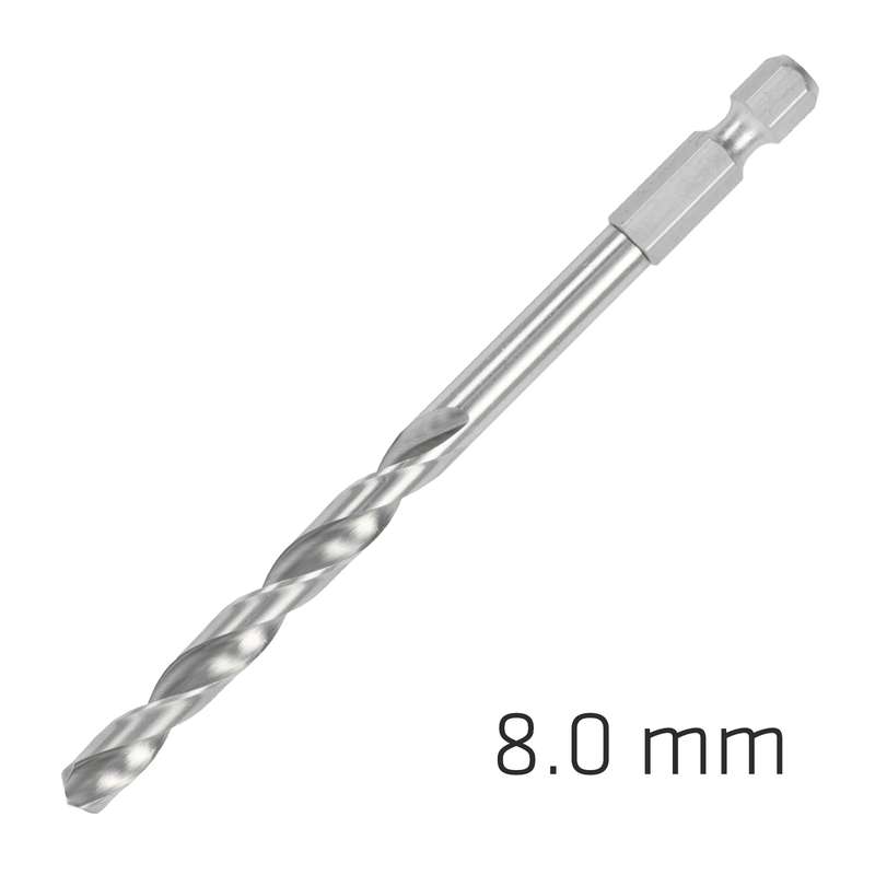 Alpen Hss Super Drill Bit Hex Shank 8mm