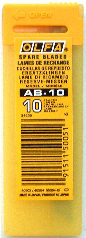 Olfa Blades Ab-10 10/pack 9mm