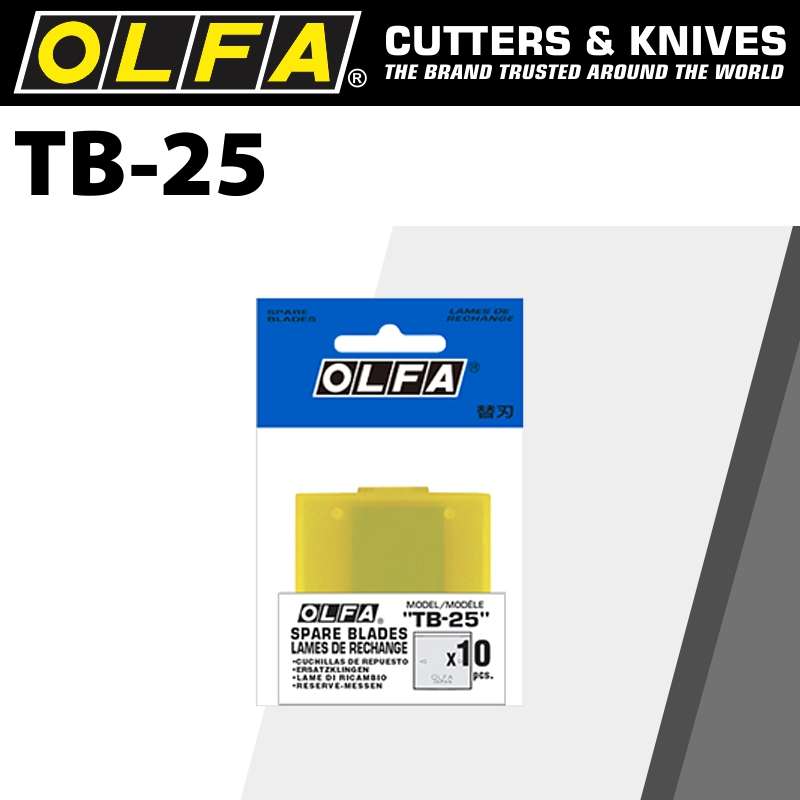 Olfa Spare Scraper Blades For T25