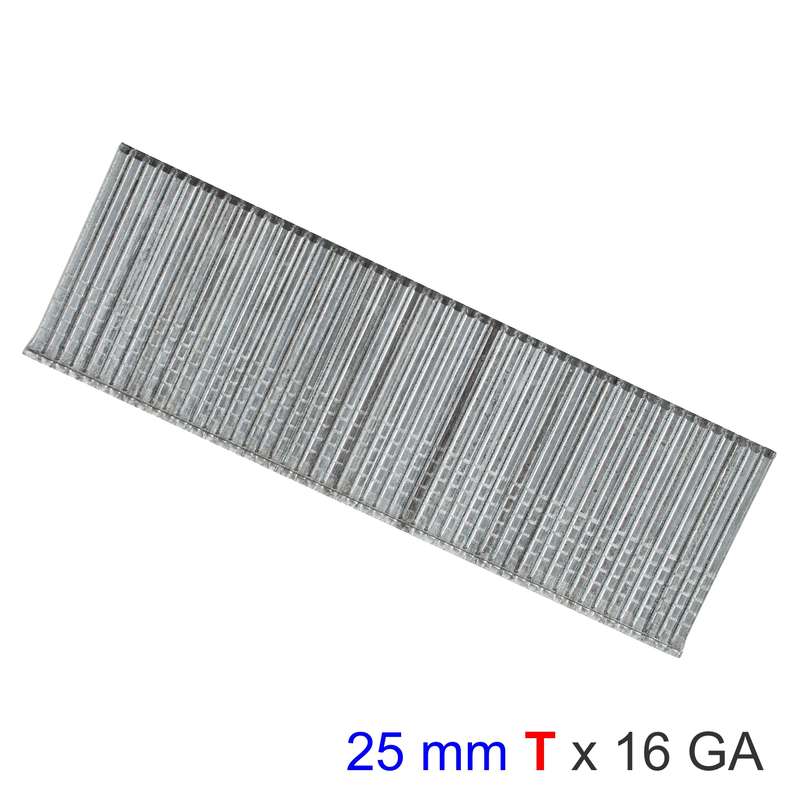 Aircraft Brad Nail 16g 25mm (2500) For At0002