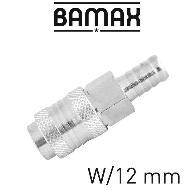 Bamax Universal Quick Coupler W/12mm Hose Tail