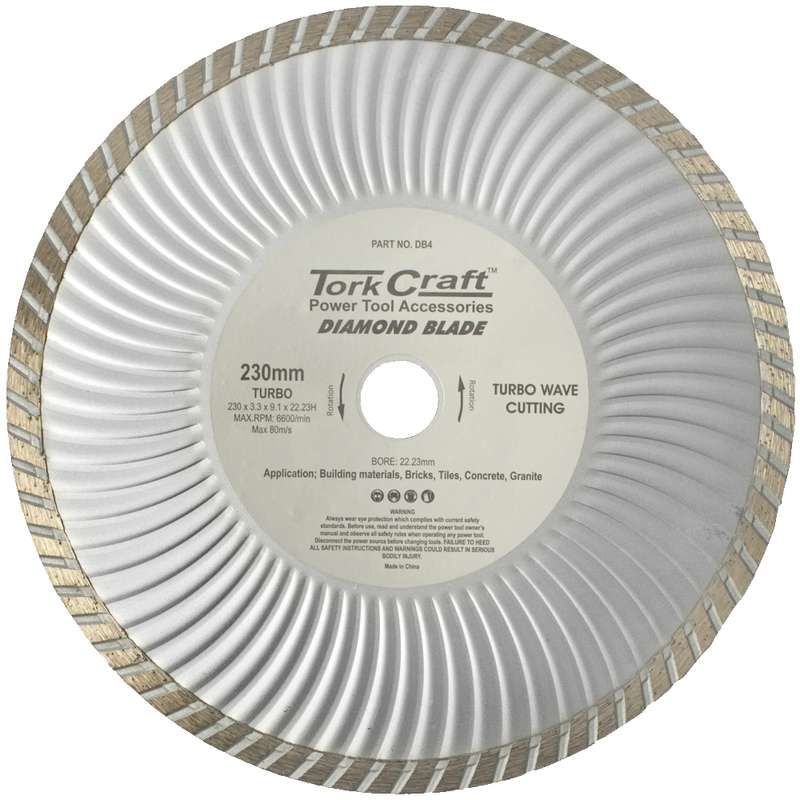 Tork Craft Diamond Blade Turbo 230mm