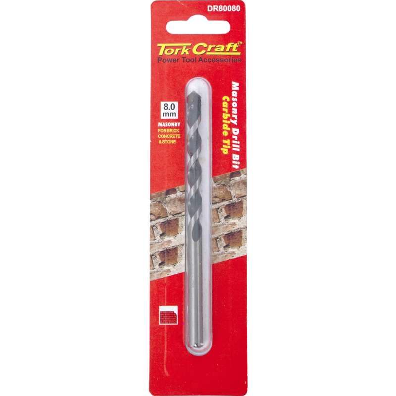 Tork Craft Drill Bit Masonry/concrete  8.0mm 1/card