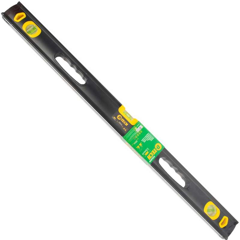 D-tech Spirit Level Beam 900mm X 1.6mm 3 X Vial 0.5mm Accur. Alum.