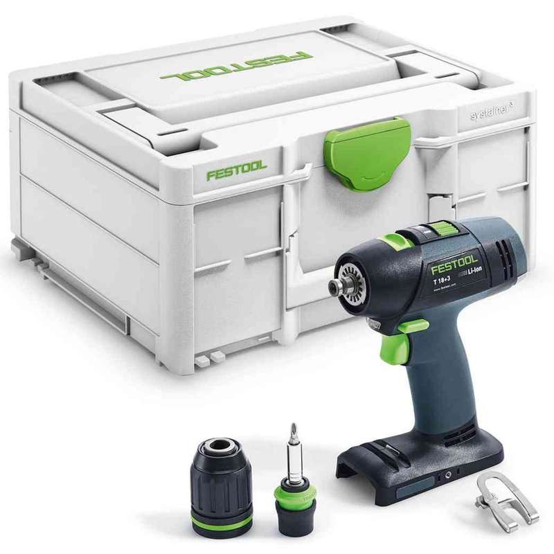 Festool Cordless Drill T18+3-basic