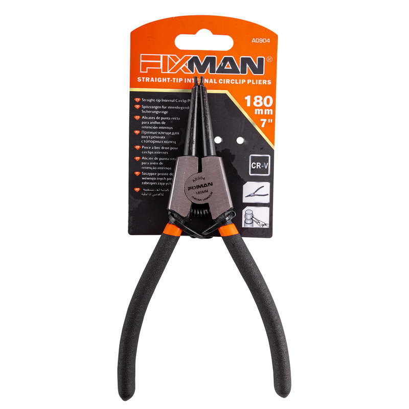 Fixman Straight External Circlip Pliers 7\'/175mm