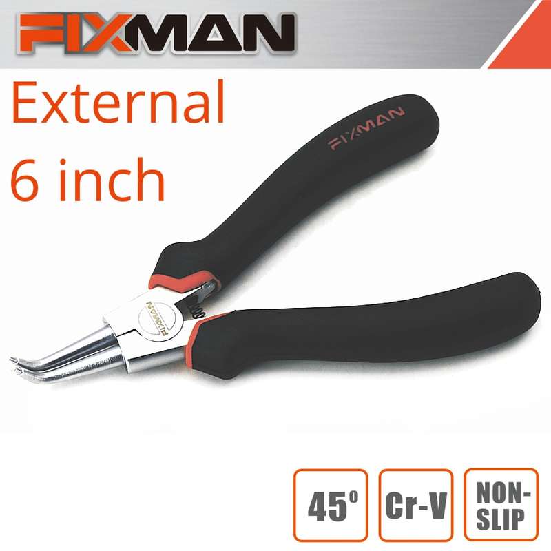Fixman External Circlip Pliers 6\'/145mm X 45 Deg