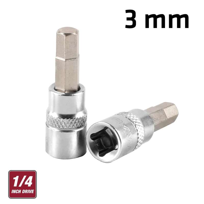 Fixman 1/4\' Dr.bit Socket 3mm Hex Allen H3
