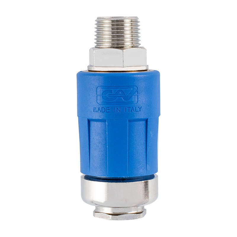 Gav Safety Quick Coupler 3/8 M Two Stage Release