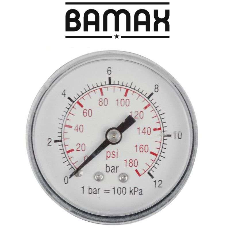 Gav Pressure Gauge 50mm 1/8 Rear Packaged