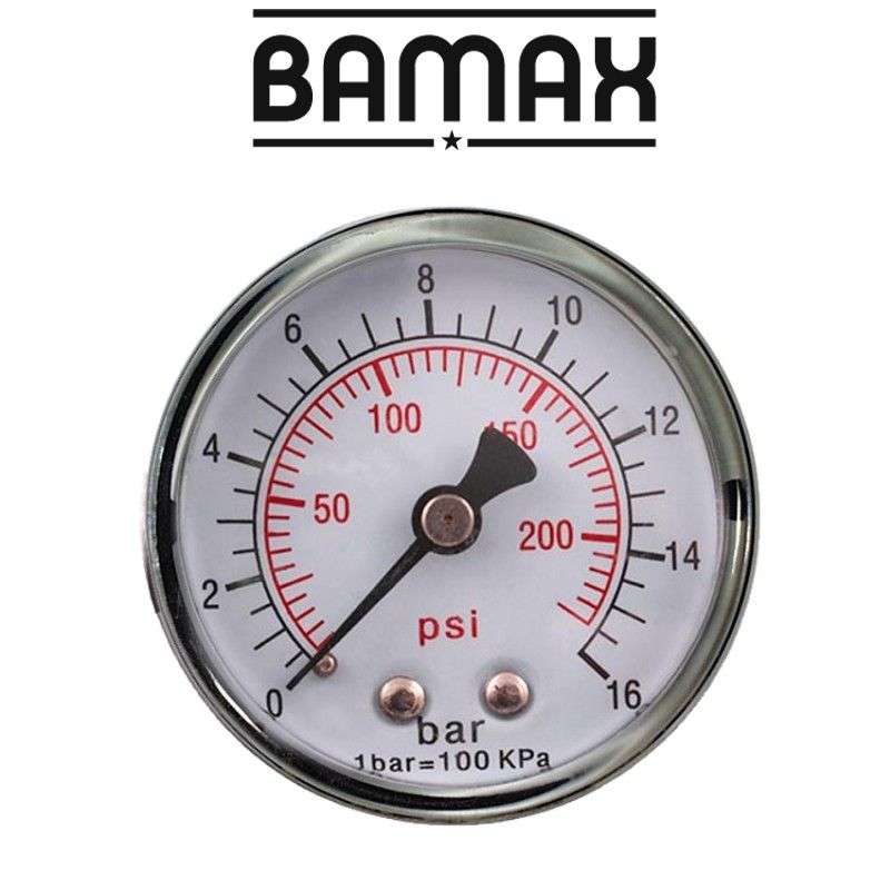Gav Pressure Gauge 1/4\'rear 50mm D5014r16 Packaged