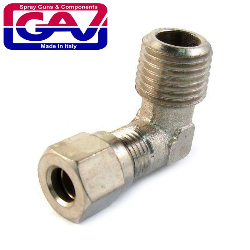 Gav Conical Male Elbow  6 X 1/4