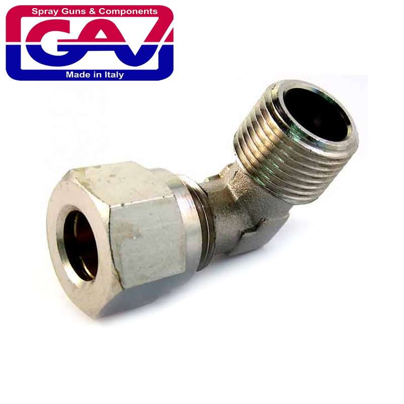 Gav Conical Male Elbow  12 X 3/8