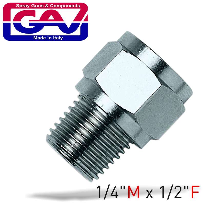 Gav Taper Reducer Bush 1/4 X 1/2 M/f