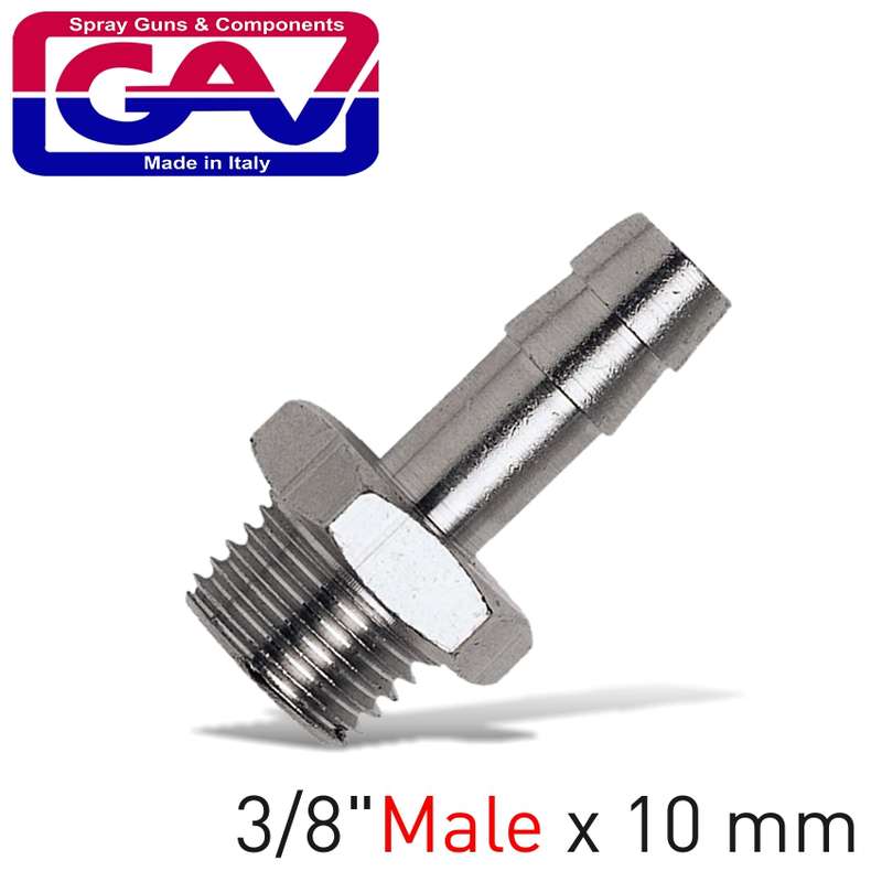 Gav Hose Adaptor 3/8 Inch M X 10mm