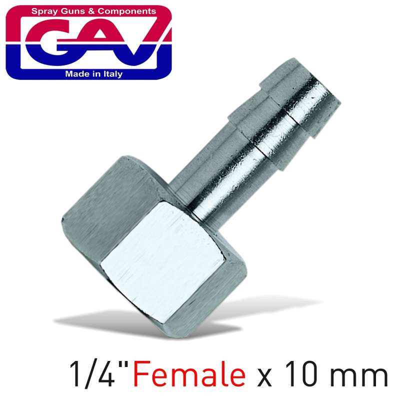 Gav Hose Adaptor 1/4f X 10mm
