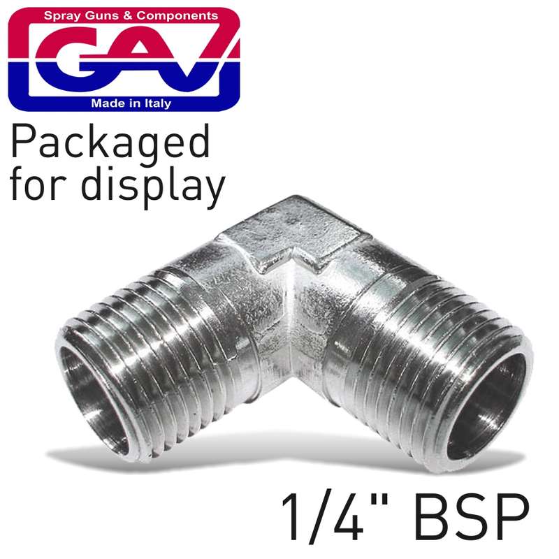 Gav Elbow 1/4 Inch Mm  Packaged