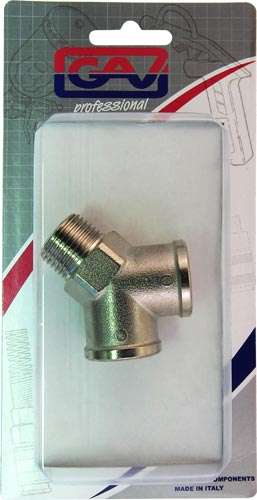 Gav Y Connector Mff 1/2 Inch Packaged