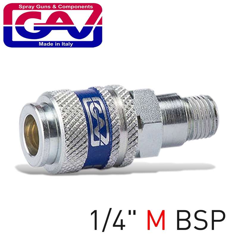 Gav Hardened Steel Quick Coupler 1/4\'m
