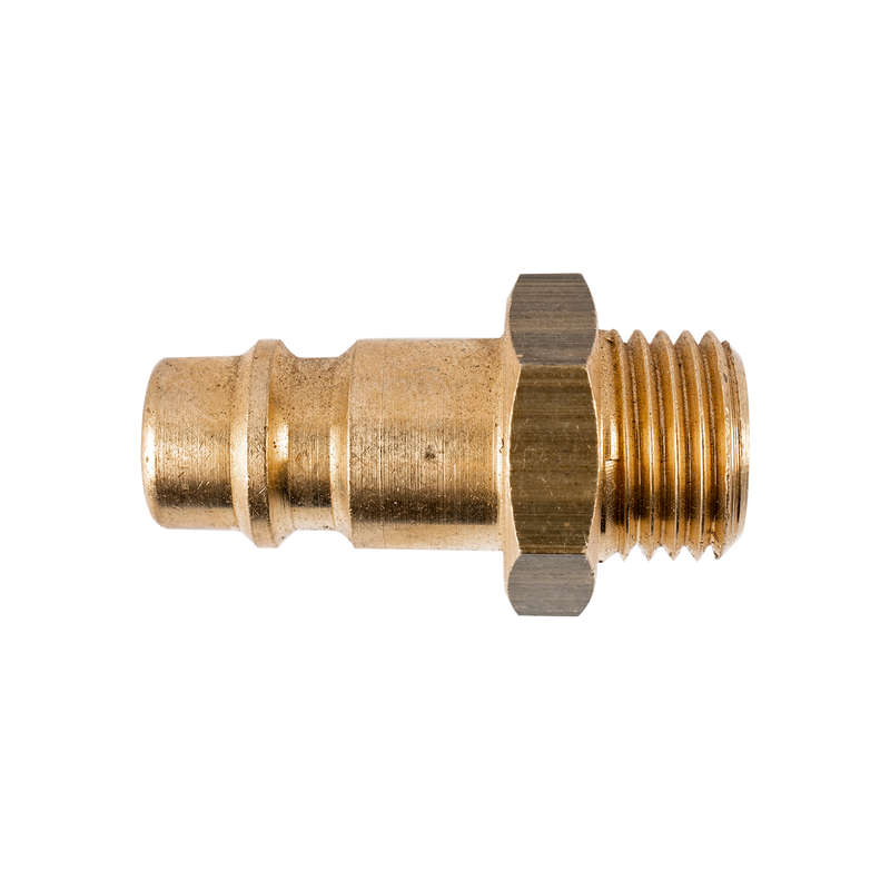 Gav Brass Connector 1/4in M