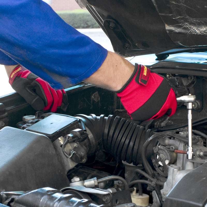 Tork Craft Work Glove Small- All Purpose Red With Touch Finger