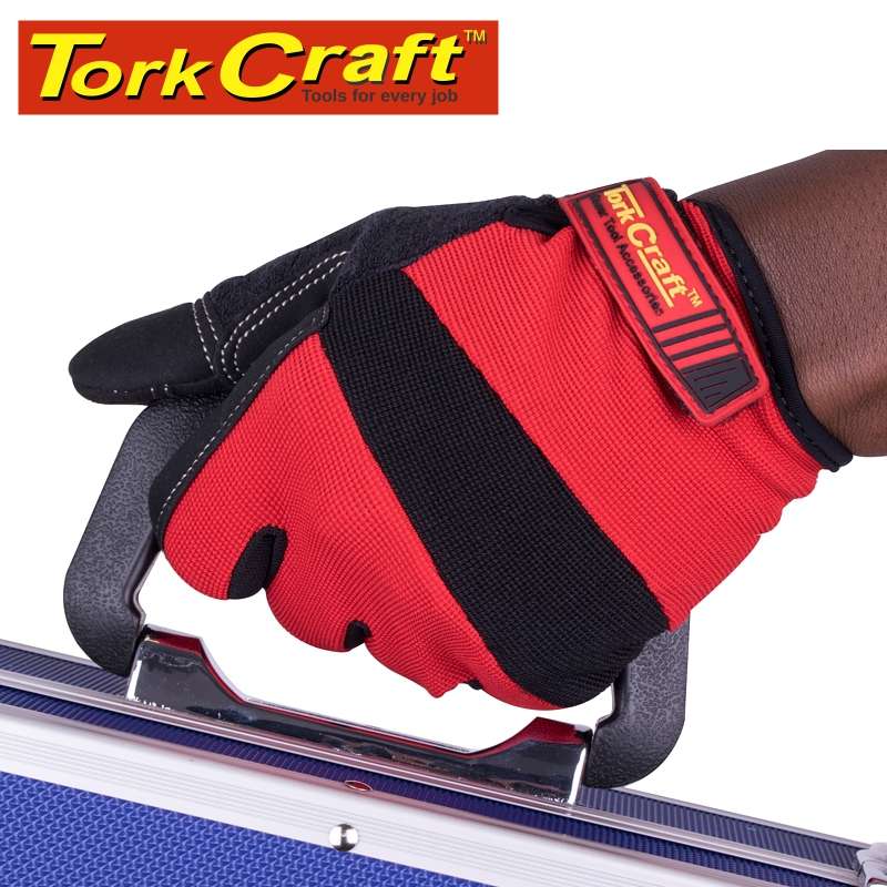 Tork Craft Work Glove Small- All Purpose Red With Touch Finger