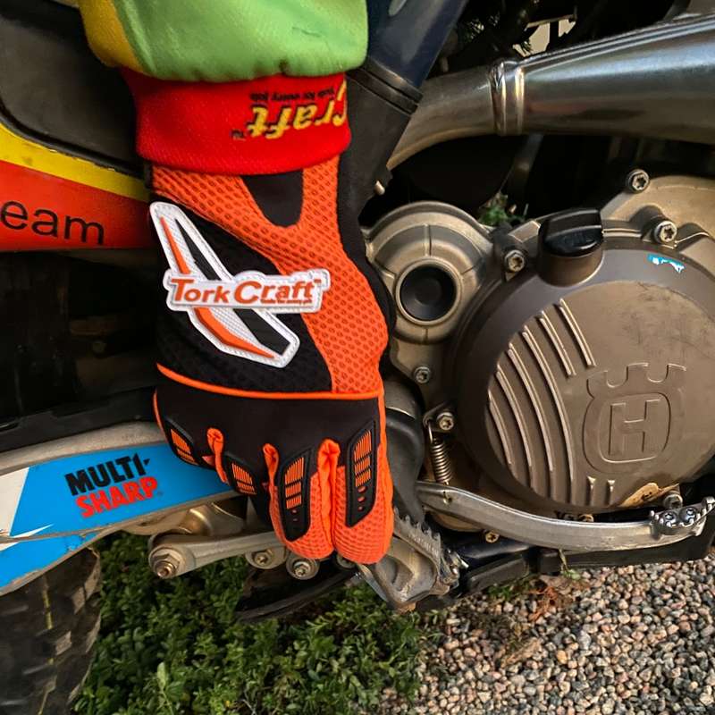 Tork Craft Limited Edit. X-large Racing Glove Orange Syn. Leather