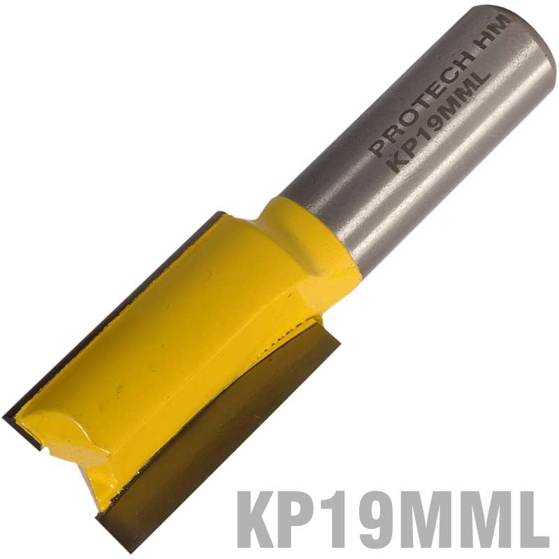 Pro-tech Straight Bit 19mm X 32mm Cut 2 Flute Metric 1/2\' Shank