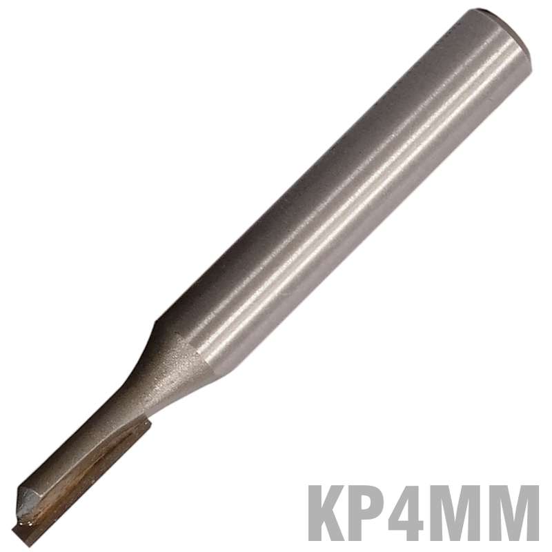 Pro-tech Straight Bit 4mm X 13mm Single Flute Metric 1/4\' Shank