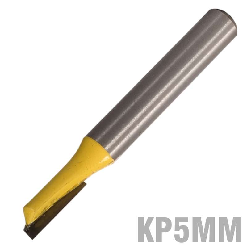 Pro-tech Straight Bit 5mm X 13mm Single Flute Metric 1/4\' Shank