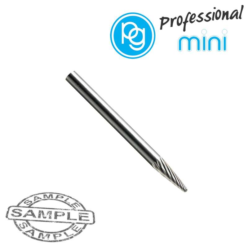 Pg Tungsten Caride Cutter 3mm. Cone. Sh 3mm
